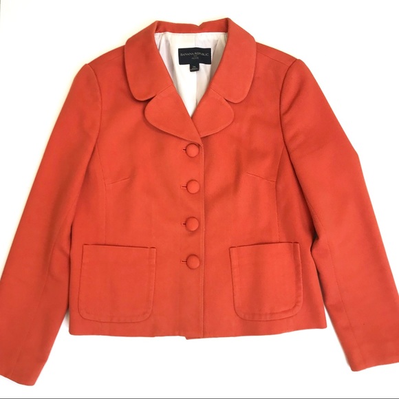 Banana Republic Orange Jacket - Picture 5 of 7